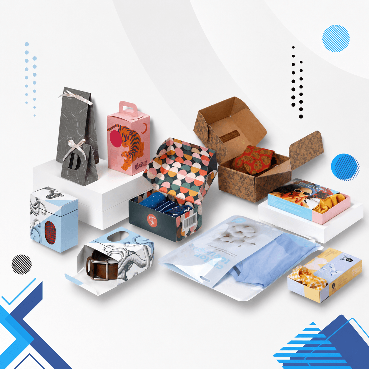 Packaging stock and finish sample reference
