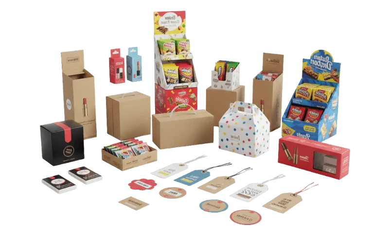 Retail packaging boxes ready for quote support