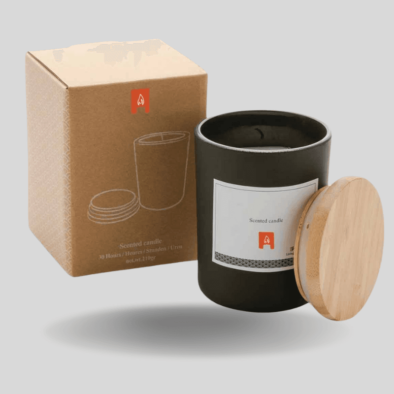 candle box kraft paper box with eva