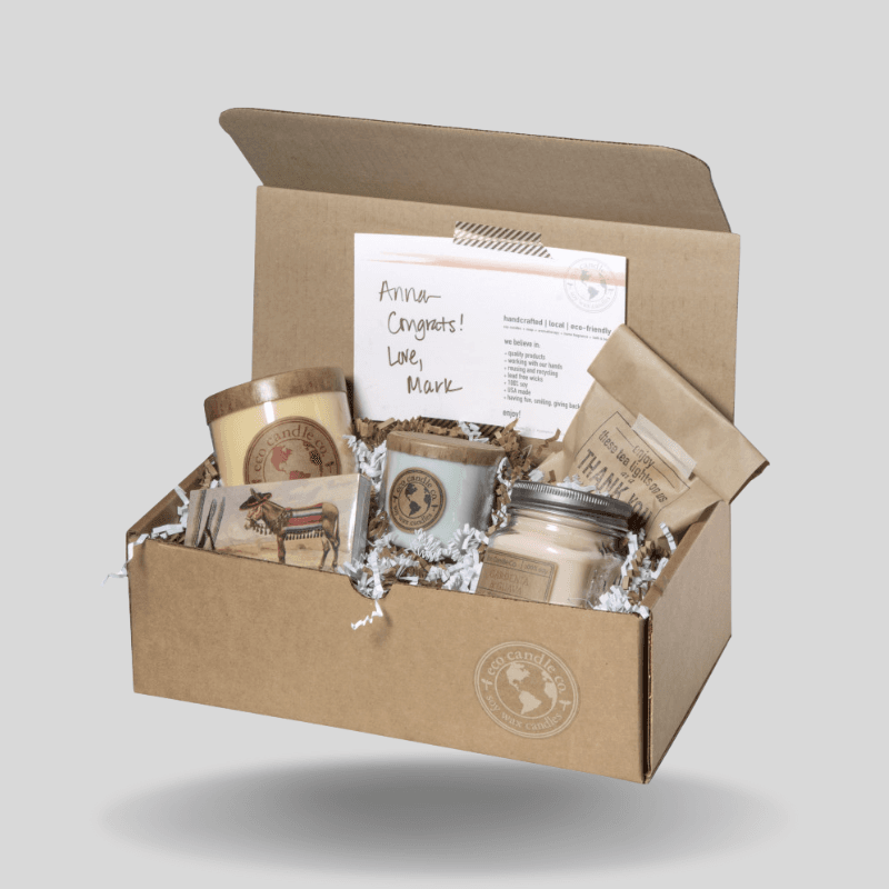 custom candle shipping box with logo