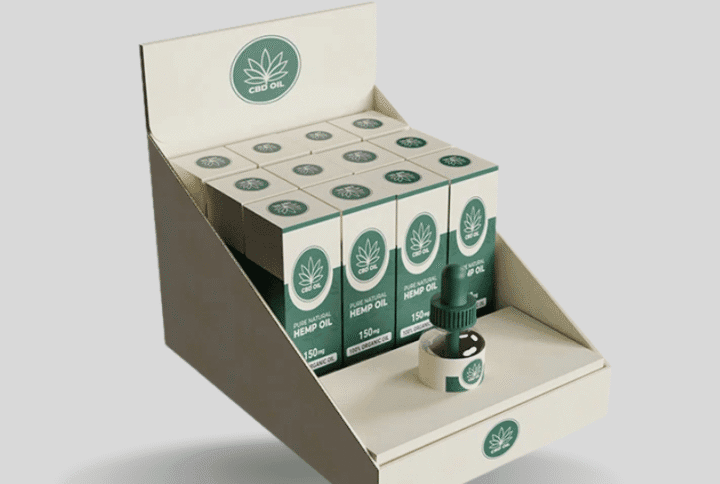 custom cardboard cbd display boxes