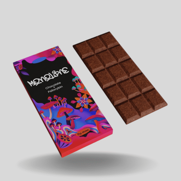 Custom Mushroom Chocolate Bar Packaging