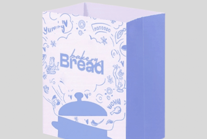 custom printed sos bag flat bottom bag