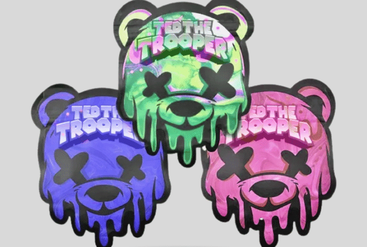 custom shape die cut mylar bags