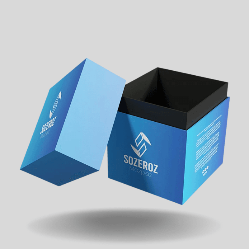 shoulder neck rigid boxes dieline shoulder neck rigid boxes dieline