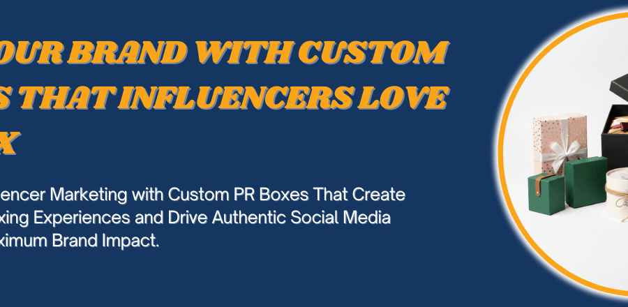 Custom PR boxes for influencer marketing and product launches by Vital Custom Boxes